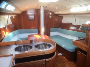 Breeze Sailing Yacht Interior